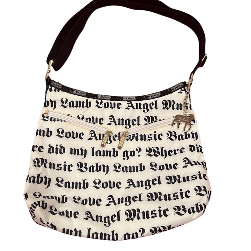 vintage L.A.M.B. x LeSportsac crossbody messenger bag